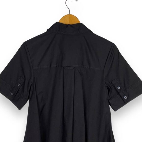 Everlane Daytripper Shirt Dress Size XS Oversized Black Button Down Minimalist - Picture 7 of 13